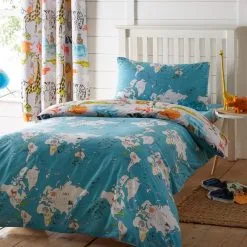 Dunelm My World Reversible Duvet Cover And Pillowcase Set -kids bedding Shop 1000109424 alt02