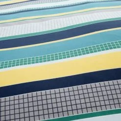 Dunelm Geo Green Duvet Cover And Pillowcase Twin Pack Set -kids bedding Shop 1000117500 alt04