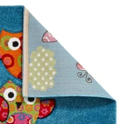 Dunelm Blue Owls Rug -kids bedding Shop 1000161028 alt02