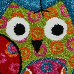 Dunelm Blue Owls Rug -kids bedding Shop 1000161028 alt04