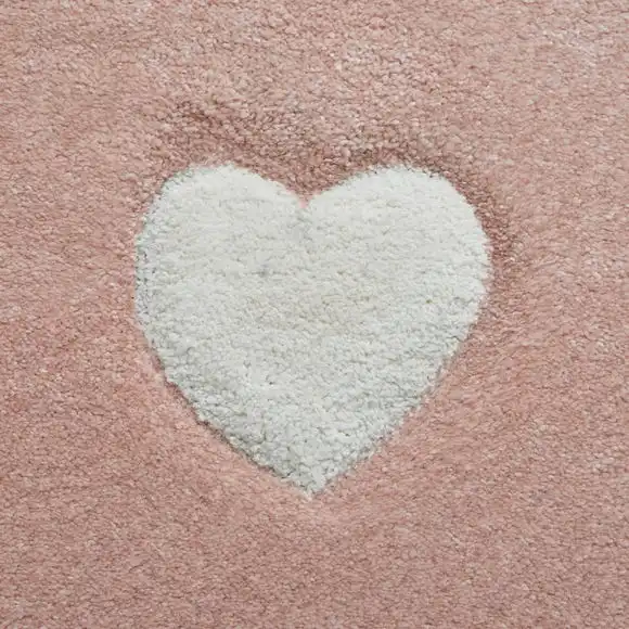 Dunelm Pink Stars, Hearts And Polka Dot Rug 7 Dunelm Pink Stars, Hearts And Polka Dot Rug - Image 5