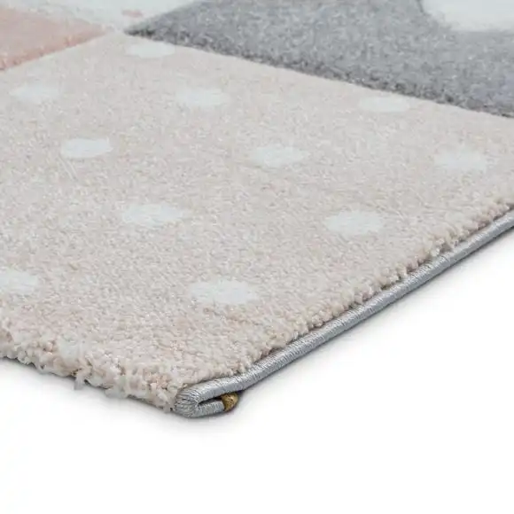 Dunelm Pink Stars, Hearts And Polka Dot Rug 8 Dunelm Pink Stars, Hearts And Polka Dot Rug - Image 6