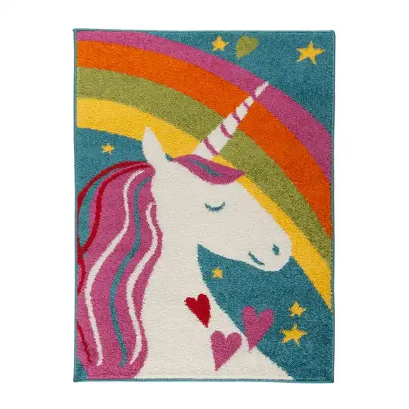 Dunelm Unicorn Rainbow Rug 4 Dunelm Unicorn Rainbow Rug - Image 2