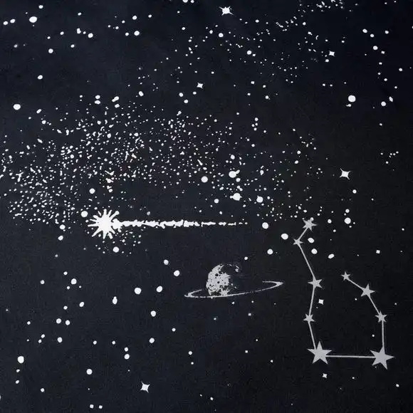 Dunelm Black Space Dinosaur Single Duvet Cover And Pillowcase Set 8 Dunelm Black Space Dinosaur Single Duvet Cover And Pillowcase Set - Image 6