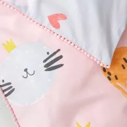 Dunelm Party Animals Grey Duvet Cover And Pillowcase Set -kids bedding Shop 1000167410 alt04