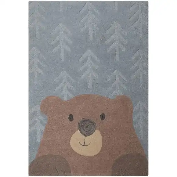Dunelm Exclusive Cute Bear 100cm X 150cm Rug 4 Dunelm Exclusive Cute Bear 100cm X 150cm Rug - Image 2