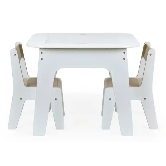 Dunelm Kid's White Table And Chair Set 4 Dunelm Kid's White Table And Chair Set - Image 2