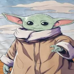 Star Wars Grogu™ 100% Cotton Duvet Cover And Pillowcase Set -kids bedding Shop 1000182140 alt03