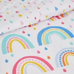 Elements Rainbow Geometric Pack Of 2 100% Cotton Fitted Sheets -kids bedding Shop 1000182165 alt04