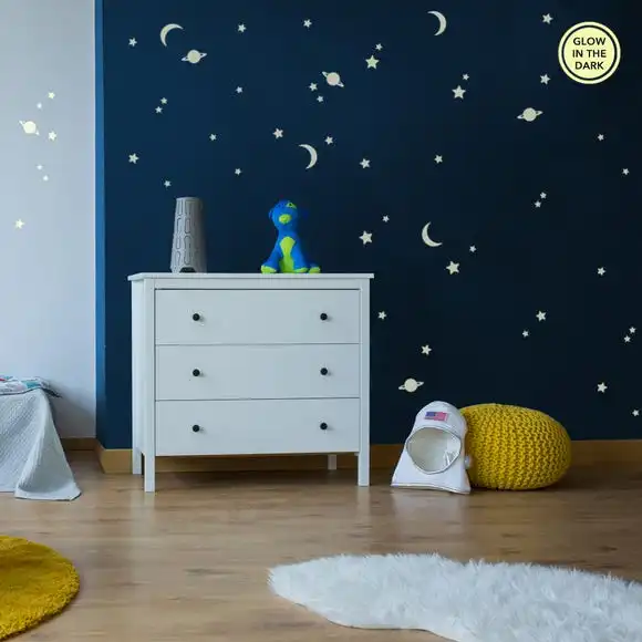 Dunelm Glow In The Dark Star Wall Stickers 3 Dunelm Glow In The Dark Star Wall Stickers - Image 2