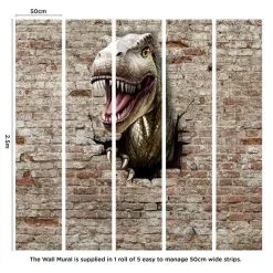 Dunelm Jurassic Mural -kids bedding Shop 1000185482 alt02