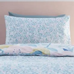 Dunelm Naive Floral Blue 100% Cotton Reversible Duvet Cover And Pillowcase Set 11 Dunelm Naive Floral Blue 100% Cotton Reversible Duvet Cover And Pillowcase Set -kids bedding Shop 1000186786 alt03