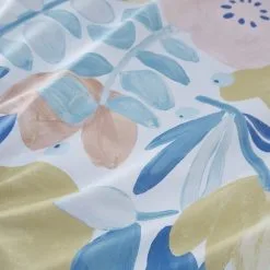 Dunelm Naive Floral Blue 100% Cotton Reversible Duvet Cover And Pillowcase Set 12 Dunelm Naive Floral Blue 100% Cotton Reversible Duvet Cover And Pillowcase Set -kids bedding Shop 1000186786 alt04