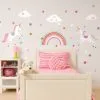 Dunelm Glitter Unicorn Wall Sticker 2 Dunelm Glitter Unicorn Wall Sticker -kids bedding Shop 30552447