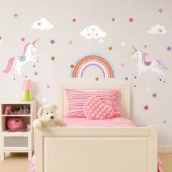 Dunelm Glitter Unicorn Wall Sticker