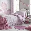 Catherine Lansfield Folk Unicorn Pink Duvet Cover And Pillowcase Set -kids bedding Shop 30581350