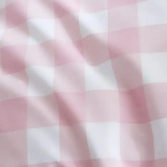 Dunelm Gingham Pink Duvet Cover And Pillowcase Set 5 Dunelm Gingham Pink Duvet Cover And Pillowcase Set - Image 3