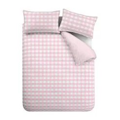 Dunelm Gingham Pink Duvet Cover And Pillowcase Set 13 Dunelm Gingham Pink Duvet Cover And Pillowcase Set -kids bedding Shop 30608078 alt05
