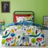 Elements Jungle 100% Cotton Reversible Duvet Cover And Pillowcase Set