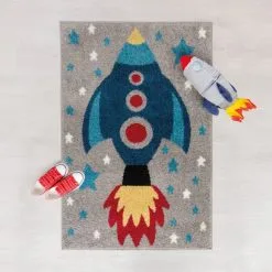 Dunelm Space Rocket Rug