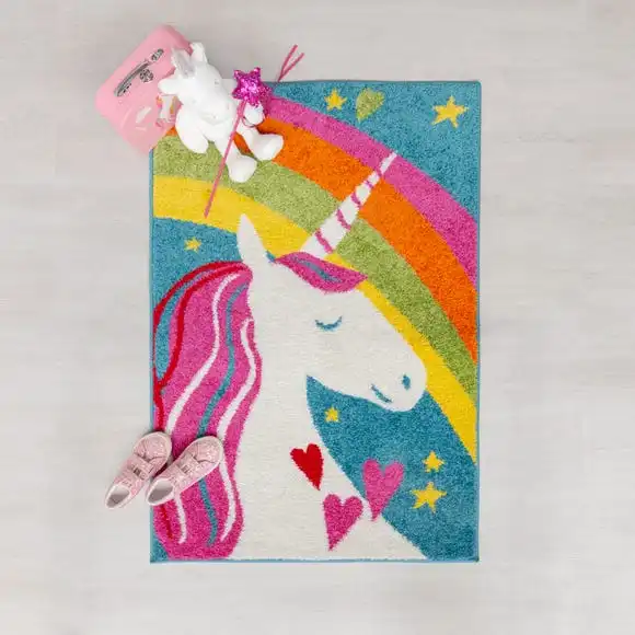Dunelm Unicorn Rainbow Rug 3 Dunelm Unicorn Rainbow Rug
