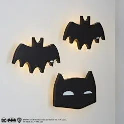 Batman Set Of 3 Wall Lights