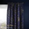 Harry Potter Navy Thermal Blackout Pencil Pleat Curtains -kids bedding Shop 30691838
