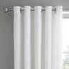 Dunelm White Mini Waffle Thermal Blackout Eyelet Curtains