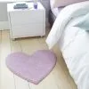 Dunelm Pink Heart Rug
