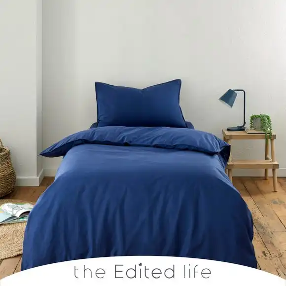 The Edited Life 100% Organic Cotton Duvet Cover And Pillowcase Set 3 The Edited Life 100% Organic Cotton Duvet Cover And Pillowcase Set