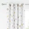 Catherine Lansfield Roarsome Animals Blackout Eyelet Curtains