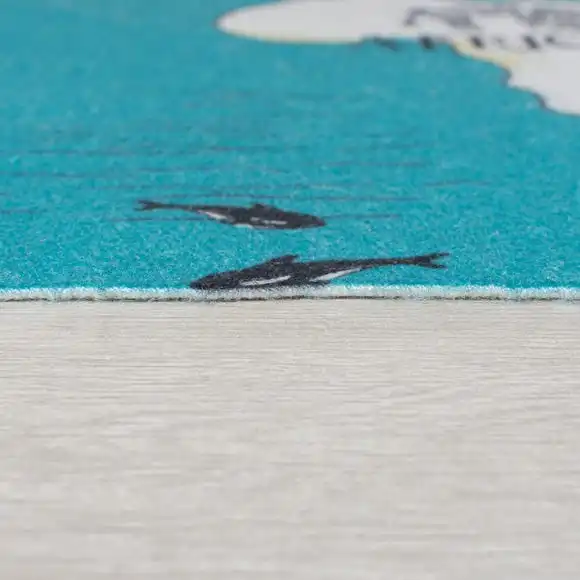 Dunelm My World Map Rug 6 Dunelm My World Map Rug - Image 4