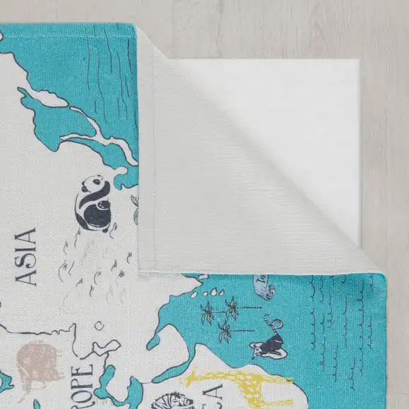 Dunelm My World Map Rug 7 Dunelm My World Map Rug - Image 5