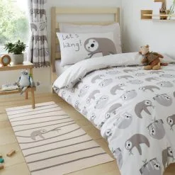 Dunelm Sleepy Sloth Rug