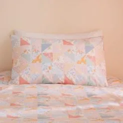 Dunelm Country Patchwork 100% Cotton Duvet Cover And Pillowcase Twin Pack Set -kids bedding Shop 30747295 alt04