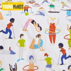 Dunelm Young Minds Keep Active 100% Cotton Duvet Cover And Pillowcase Set -kids bedding Shop 30747314 alt04