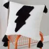 Dunelm Tufted Lightning Bolt Cushion -kids bedding Shop 30747402