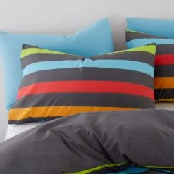 Dunelm Elements Rainbow 100% Cotton Duvet Cover And Pillowcase Set 11 Dunelm Elements Rainbow 100% Cotton Duvet Cover And Pillowcase Set -kids bedding Shop 30747600 alt03