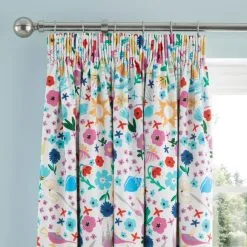 Disney Princess Rainbow Thermal Blackout Pencil Pleat Curtains