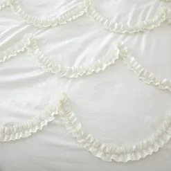 Dunelm Scallop Ruffle Duvet Cover And Pillowcase Set -kids bedding Shop 30747634 alt02