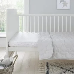 Dunelm Set Of 2 Spotted 100% Cotton Jersey Fitted Sheets -kids bedding Shop 30755621 alt04