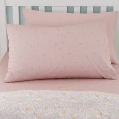 Dunelm Ditsy Bunny Pink 100% Cotton Duvet Cover And Pillowcase Set 11 Dunelm Ditsy Bunny Pink 100% Cotton Duvet Cover And Pillowcase Set -kids bedding Shop 30761302 alt03