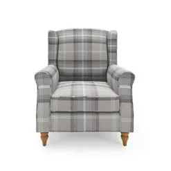 Dunelm Oswald Check Kid's Chair -kids bedding Shop 30766626 alt02