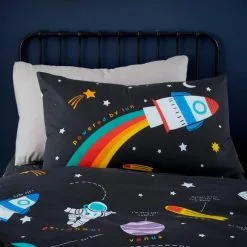 Dunelm Outer Space Duvet Cover And Pillowcase Set -kids bedding Shop 30768175 alt02