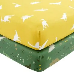 Dunelm Dino Pack Of 2 Fitted Sheets