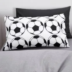 Dunelm Football Duvet Cover And Pillowcase Twin Pack Set -kids bedding Shop 30768199 alt02