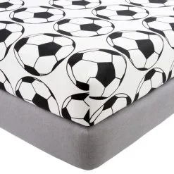 Dunelm Football Pack Of 2 Fitted Sheets