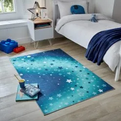 Dunelm Fold Galaxy Washable Rug