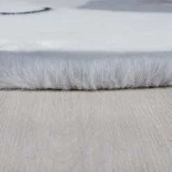 Dunelm Mylo Moon Faux Fur Rug -kids bedding Shop 30773011 alt03