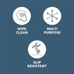 Dunelm PractiMat Allegra Stars Vinyl Mat -kids bedding Shop 30775857 alt05